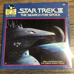 Vintage Star Trek Spock Record & Read along book…